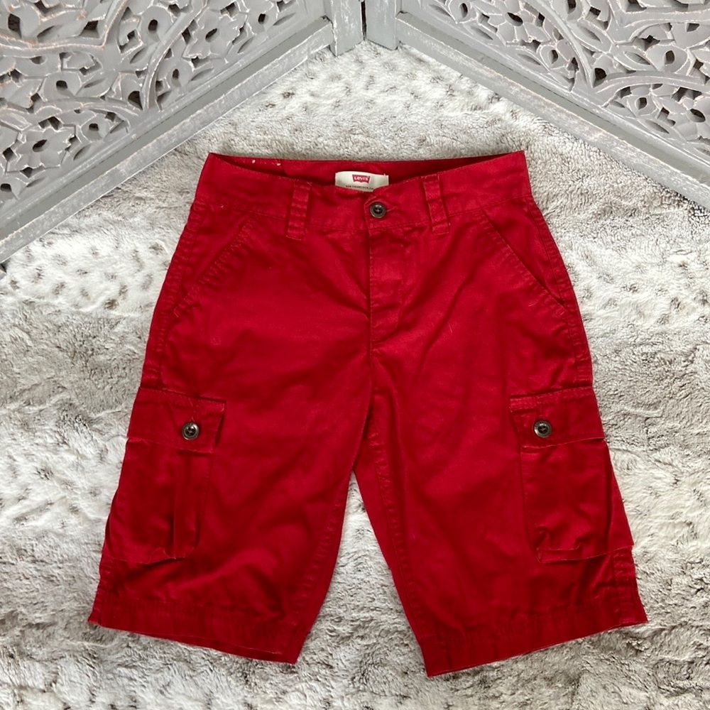 Levi’s red cargo shorts boys size 8 - my son never wore them reposhing
